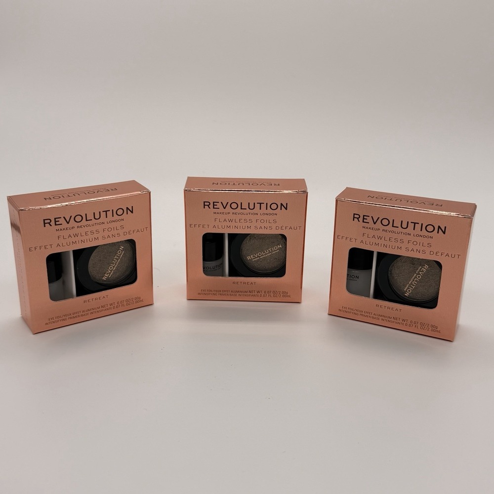 3 Revolution Makeup Flawless Foils Eye Shadow Retreat Unicorn| London Make Up